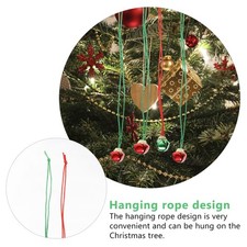 12pcs Xmas Bell Necklace Christmas Bell Pendant Xmas Kids Necklace Bell Necklace