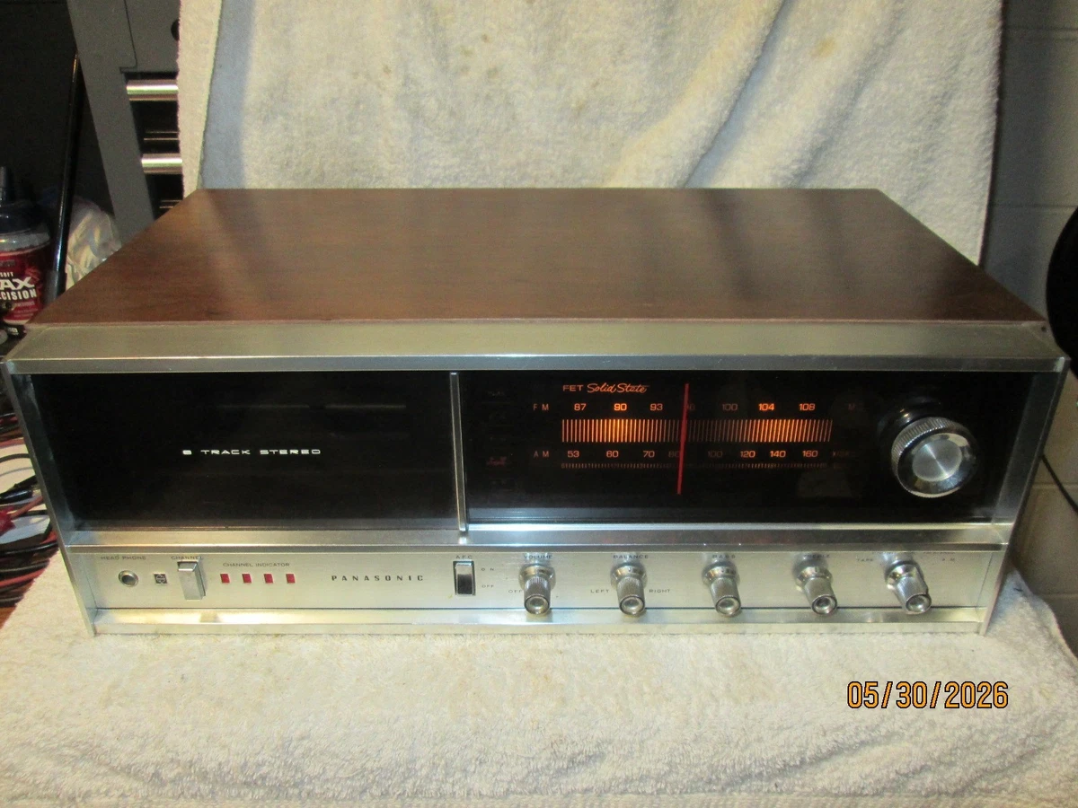 ★NATIONAL AM-FM 8TRACK RESEIVER RS-817　♪ Panasonic 8-Track Players for sale | eBay