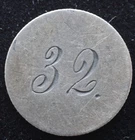 KAPPYSCOINS GN836 1853 ARRS  SEATED LIBERTY HALF DIME LOVE TOKEN