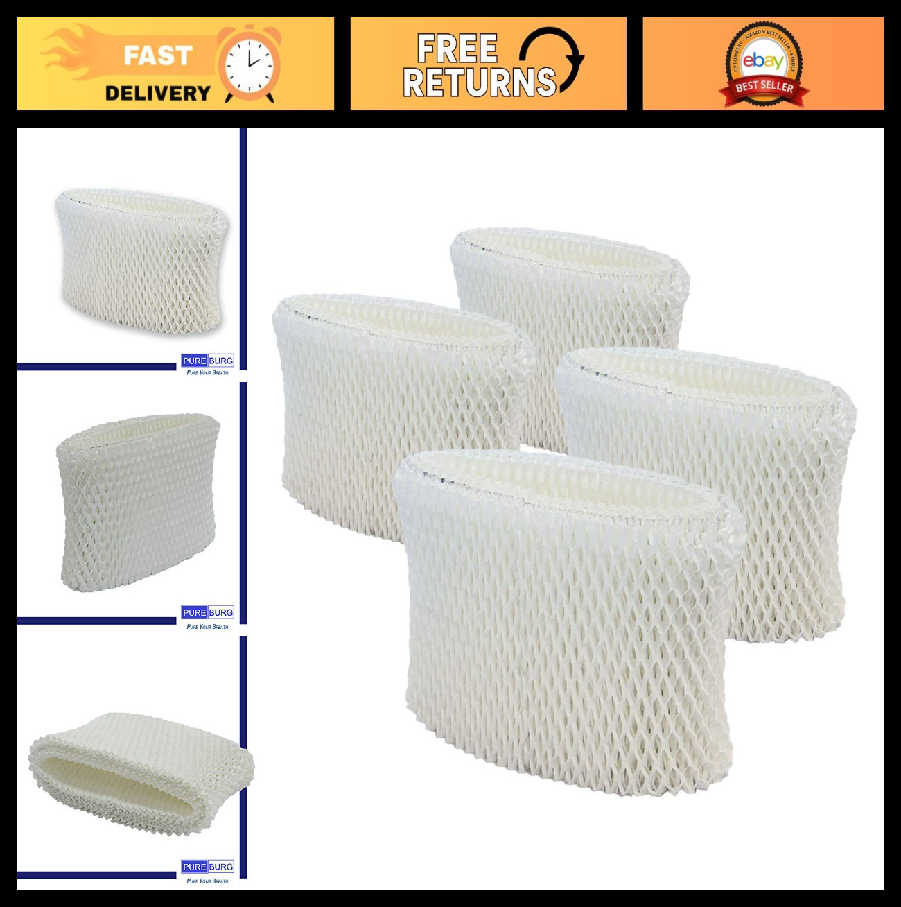 Wick Filters Compatible with Kaz Vicks Honeywell Enviracaire