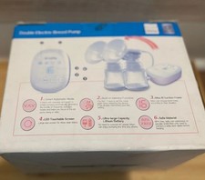 Double Electric Breast Feeding Pump Comfort Pain Free Powerful Suction - NEW