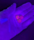 Vintage Glass Marbles Lot UV Reactive Glow Cadmium Selenium Uranium Black Light — photo 3