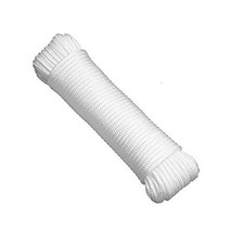 72' x  1/4" Polypropylene Rope Sollid Braided Poly Rope Rope - 1-Pack 72ft.