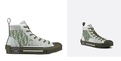 Dior B23 High 'Dior Oblique - Olive'  USA Size 11/ EU 44
