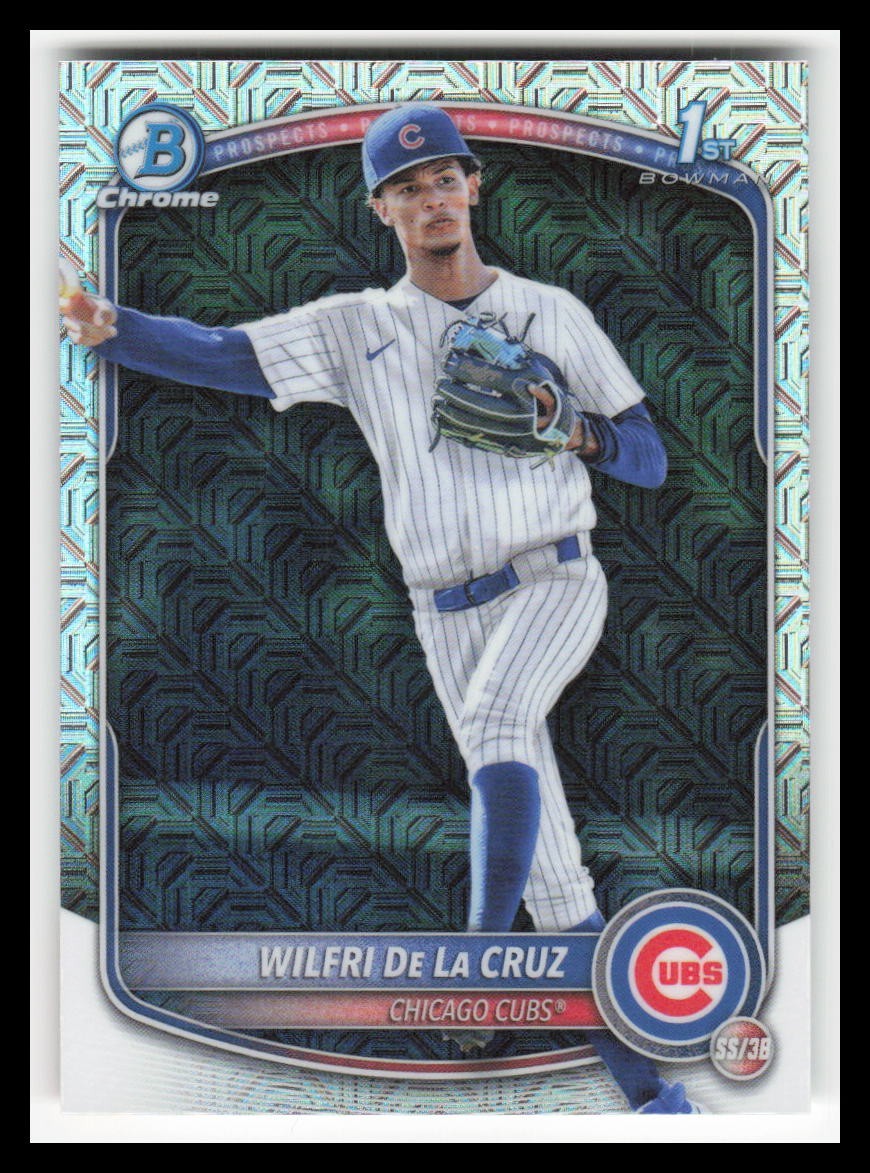 2025 Bowman Chrome Mega Box Prospects #BCP209 Wilfri De La Cruz