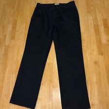 St. Johns Bay Pants Black Men's size 32X30 Excellent Condition
