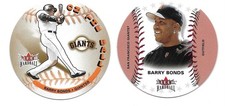 2003 Fleer Hardball  Barry Bonds #1 & On the Ball #2 OB -  San Francisco Giants