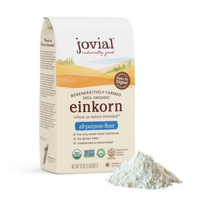 Jovial Organic Einkorn Unbleached All Purpose Flour - Bread Baking Flour for ...