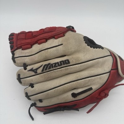 Mizuno Red & White Ballpark 12'' Baseball Glove GPP Butter Soft Lining  1200MKL2