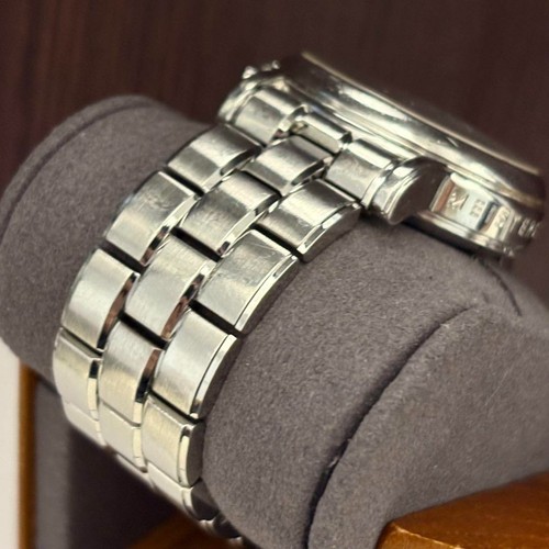 MONTBLANC Meisterstück 7038 Quartz Chronograph Uhr 34mm 16,5cm funktioniert RAR - Bild 4 von 10