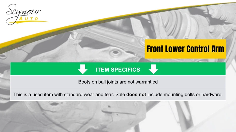 Левый нижний рычаг управления передний подходит для 05–09 EQUINOX 550229 - Изображение 2 из 4