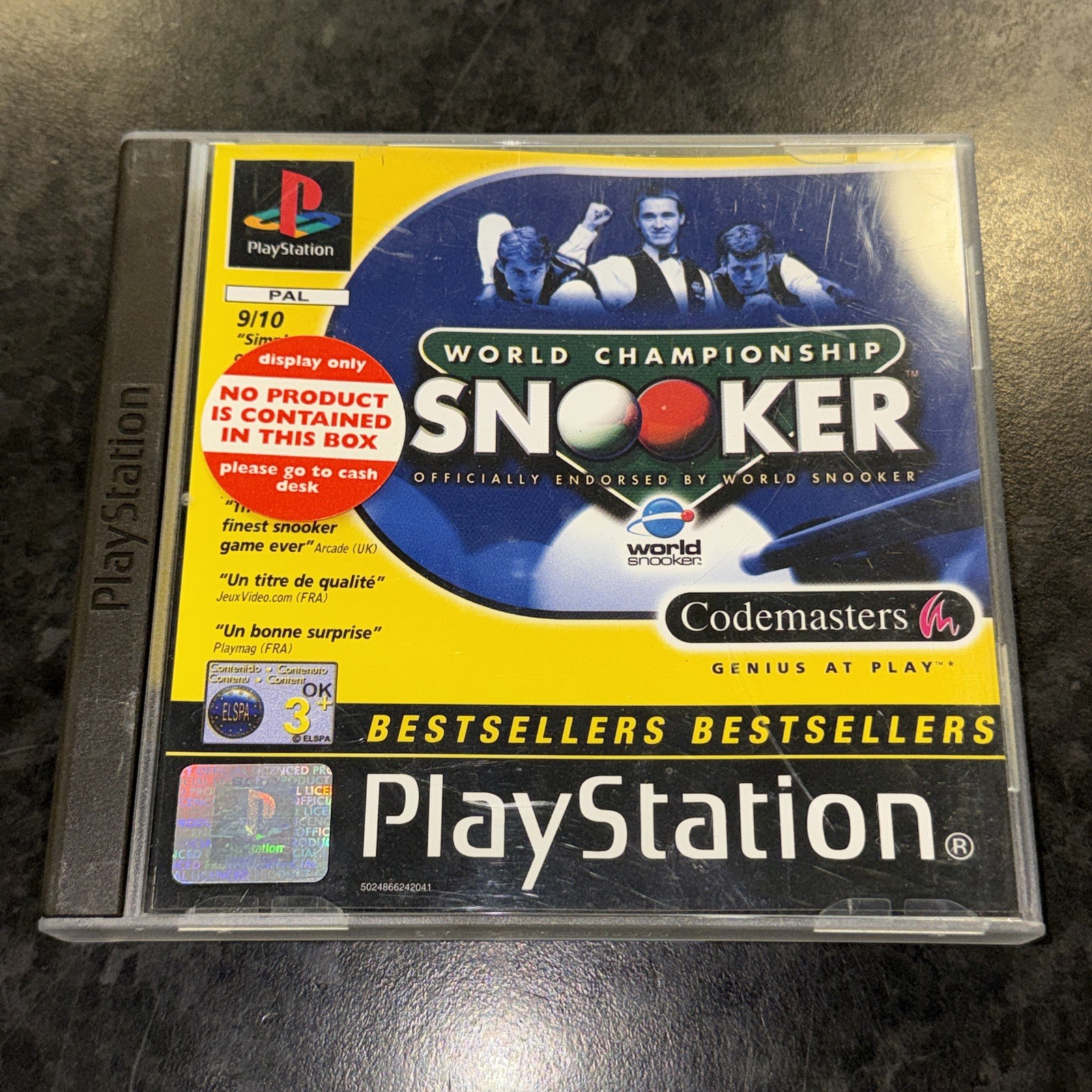 World Championship Snooker (Sony PlayStation 1, 2000)