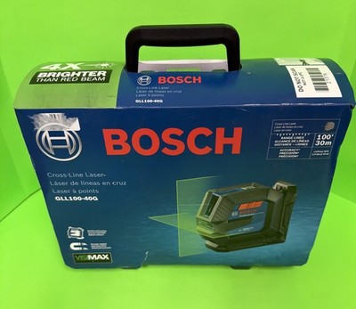 New! Bosch GLL100-40G 100 ft. Green Laser Level Self Leveling**FREE SHIPPING***