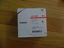 2028 Genuine Canon 160ml Red Ink Tank PFI-1100R Pro-2000/4000/6000S FACTORY SEAL