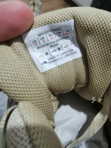 Stivali uomo The North Face Hedgehog 3 Mid WP, taglia UK9 lunghezza 28 cm. - Foto 11 di 12