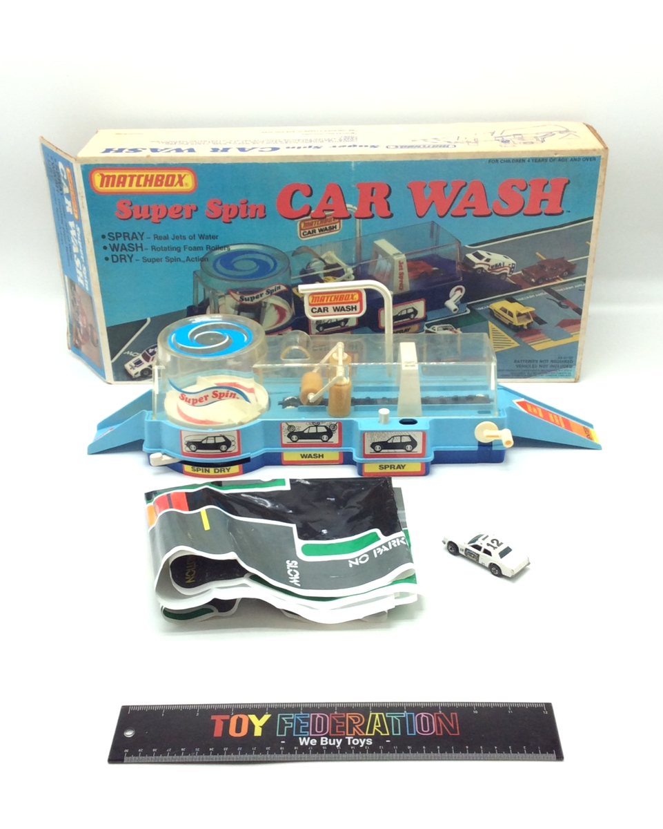 Vtg 1981 Lesney Products Matchbox SUPER SPIN CAR WASH | eBay