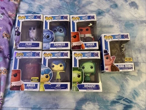 Funko Pop! Vinyl: Disney Inside Out Vaulted Set Of 7 132 133 134 135 136 137