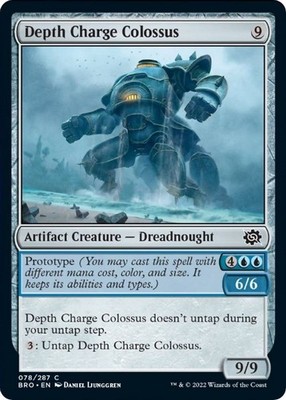 2022 Magic: The Gathering: BRO - Depth Charge Colossus (#78, Common, Near Mint)
