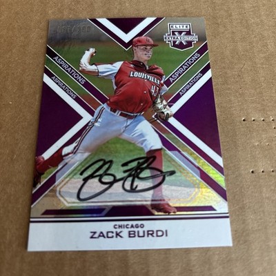 2016 Elite Extra AUTO PURPLE SP /100 Jack Burdi RC ROOKIE #26 White Sox (f5)