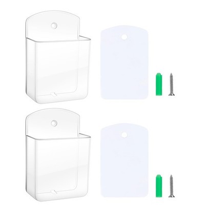 2 PCS Remote Control Holders Wall Mount, Self Adhesive TV Air Conditioner Rem...