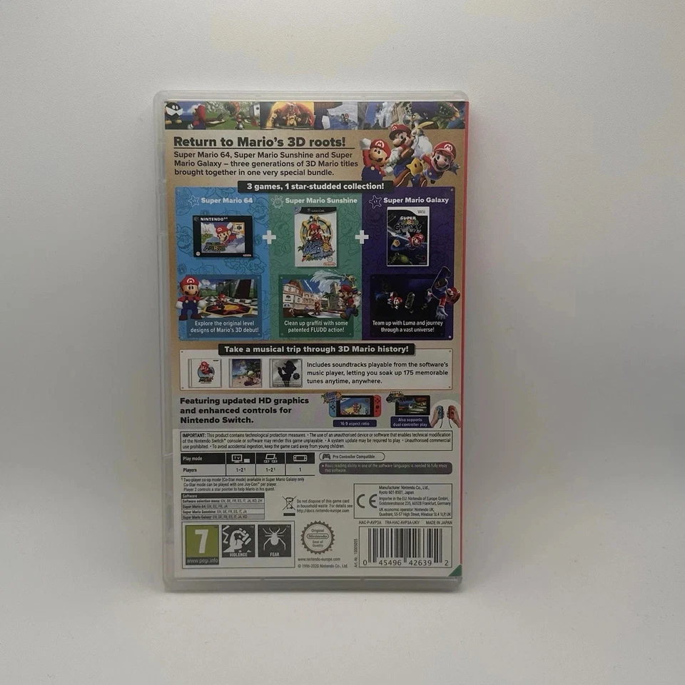 Super Mario 3D All-Stars - Nintendo Switch 2020 - PAL ITA COMPLETO RARO, foto 3 di 5