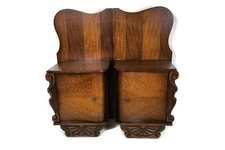 Pair Antique Art Deco Nightstands End tables Dresser 20s 30s  Bedroom Vanity Cab