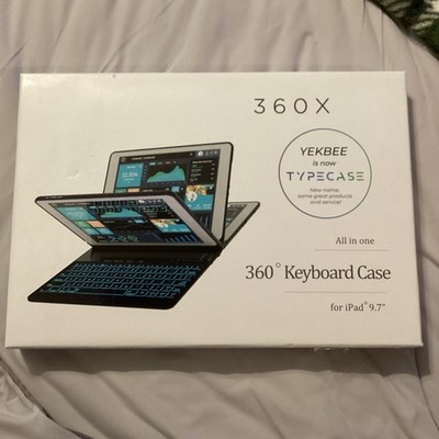 TYPECASE Yekbee 360X All In One 360 Degree Keyboard Case iPad 9.7'' Purple