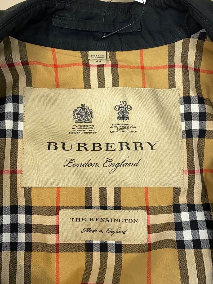 BURBERRY トレンチコート THE KENSINGTON 46 BURBERRY trench coat THE KENSINGTON 46 COTTON Black BLK Used