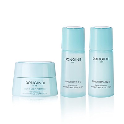 Donginbi Red Ginseng Hydra Bounce Cream Fresh Travel Kit - Hydrating Toner with