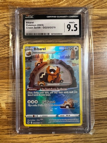 Bibarel graded CGC 9.5 for sale on eBay