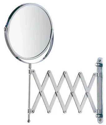 WENKO Wand-Kosmetikspiegel, Modell Exclusiv, Teleskoparm, 3-fache Vergrößerung - Bild 1 von 2