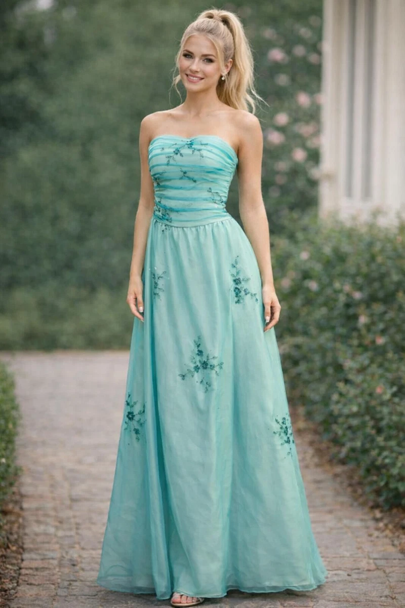 slim fit dress slacks Green Vintage Niki Livas Satin Evening Gown Prom Dress UK Size 8 – Scum  Vintage main image 0