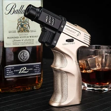 Jet Spray Gun Kitchen Cooking Windproof Turbo Jewelry Welding Cigar Lighter ﻿