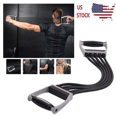 #ad #ad Resistance Band Set Strength Fitness Tube Exercise Yoga Workout Gym Home $6.89