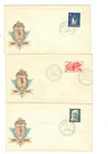 Australia 1961/63 UNADDRESSED OFFICIAL FDCS      (3 covers)  lot 9