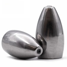 Bullet Weights Fishing Sinkers 1.8g~14g Fishing Weight for Texas Rigs Freshwater