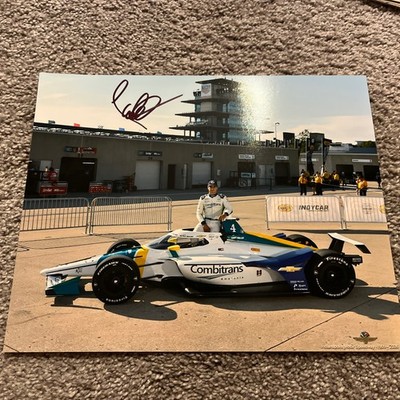 Caio Collett signed 2026 indianapolis 500 qualifying photo 8x10