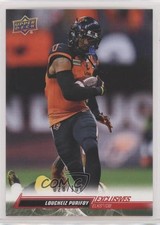 2023 Upper Deck CFL Exclusives 28/100 Loucheiz Purifoy #59 1b7t