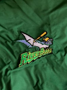 RARE Authentic GAME-WORN Minor League Team Jacket - LOUISVILLE RIVERBATS (XL)