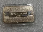 Vintage 1oz  .999 Silver Bar ~ Silver Trade Unit ~ w/ Capsule