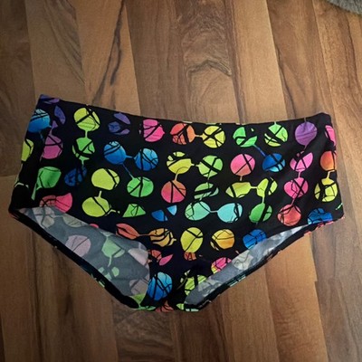 Funky Trunks Herren Badehose Swim Brief grafisch schwarz/mehrfarbig Gr. 34