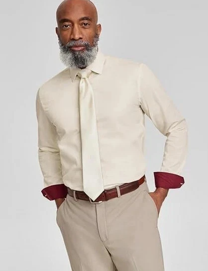 Ivory Slim Button-Down Dress Shirts for Men for sale | eBay Ivory Slim Button-Down Dress Shirts for Men for sale | eBay
