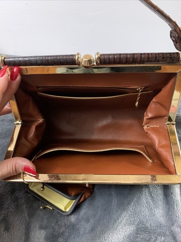 Vintage Lizard Handbag 1940's - 1950's - Picture 17 of 17