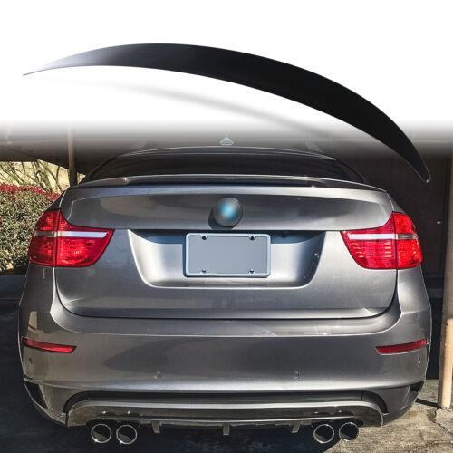 Painted ABS Rear Trunk Spoiler P Style for BMW E71 X6 X6M Black Sapphire 475 - Picture 1 of 7