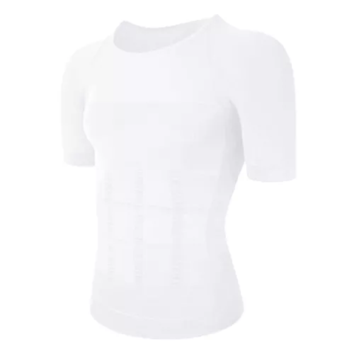Gynäkomastie Compress Tanktop Männer Abnehmen Body Shaper Weste Bauchweg Shirt - Bild 26 von 26