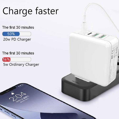 35W Fast USB-C AC Power Adapter Wall Charger For iPhone iPad Macbook Samsung AU - Picture 7 of 13