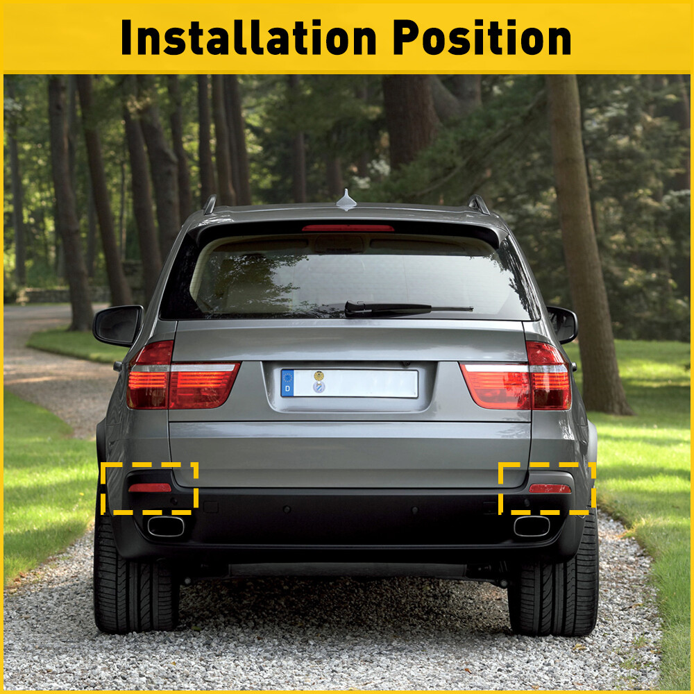 LED Reflektorleuchten Für BMW X5 E70 - Getönte Heckstoßstangenbeleuchtung