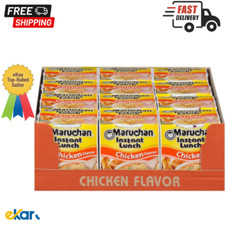 (24 Packs) Maruchan Chicken Instant Lunch, Ramen Noodles, Food - 3 oz