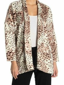 white leopard cardigan