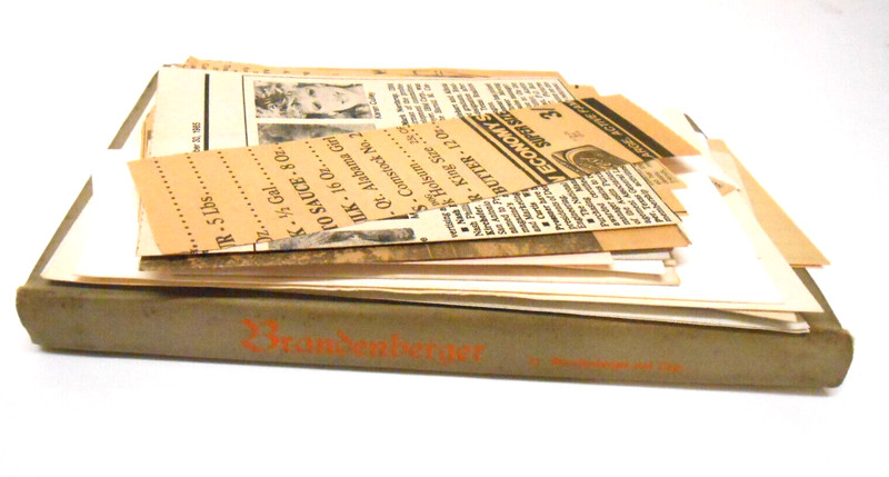 Collection Genealogy Brandenberger Mason County Texas Book cards Clippings MORE!